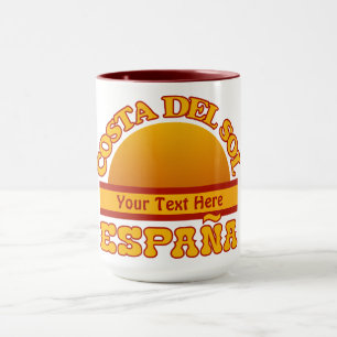 SPAIN Costa Del Sol custom mug - choose style
