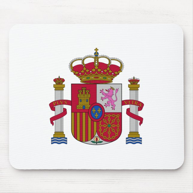 Spain country coat arms symbol emblem flag mouse pad (Front)