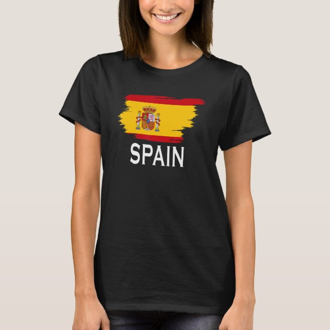 Spain Country Spanish Flag for Men Women Kids Spai T-Shirt (Front)