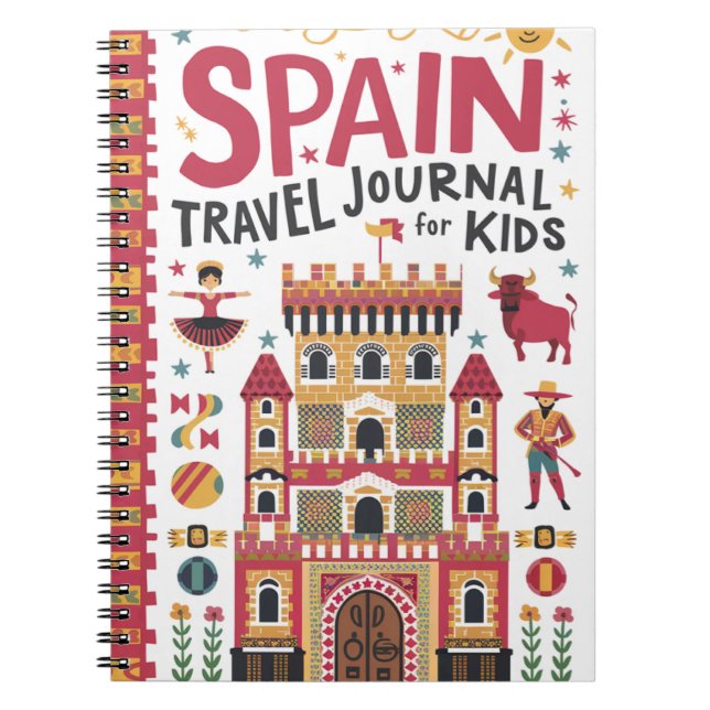 Spain Cruise Journal for Kids (Front)