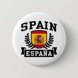 Spain Espana 6 Cm Round Badge