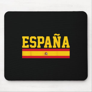 Spain Espana Flag Footll Sports Fan Souvenir Gift Mouse Pad
