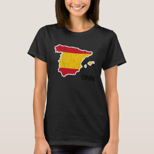 Spain Europe flag souvenir Iberian mediterranean s T-Shirt