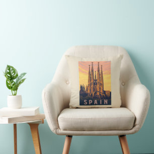 Spain   Familia Sagrada Cushion