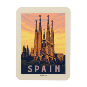 Spain   Familia Sagrada Magnet