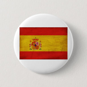 Spain Flag 6 Cm Round Badge