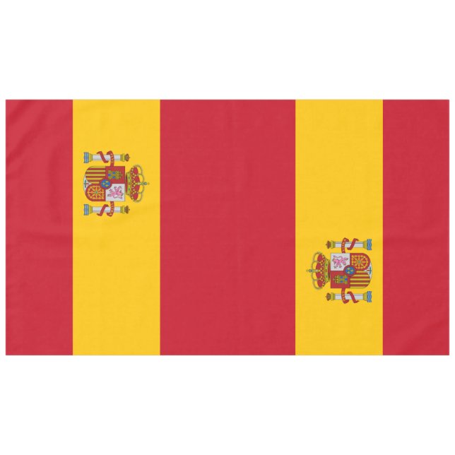 Spain flag - Bandera de Espana Tablecloth (Front (Horizontal))