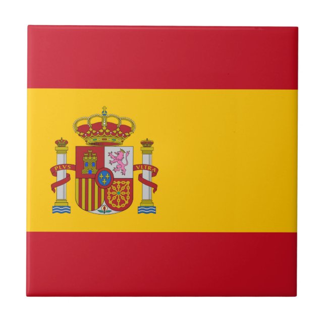 Spain flag - Bandera de Espana Tile (Front)