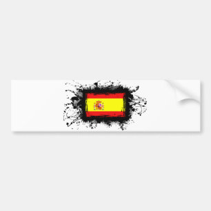 Spain Flag Bumper Sticker