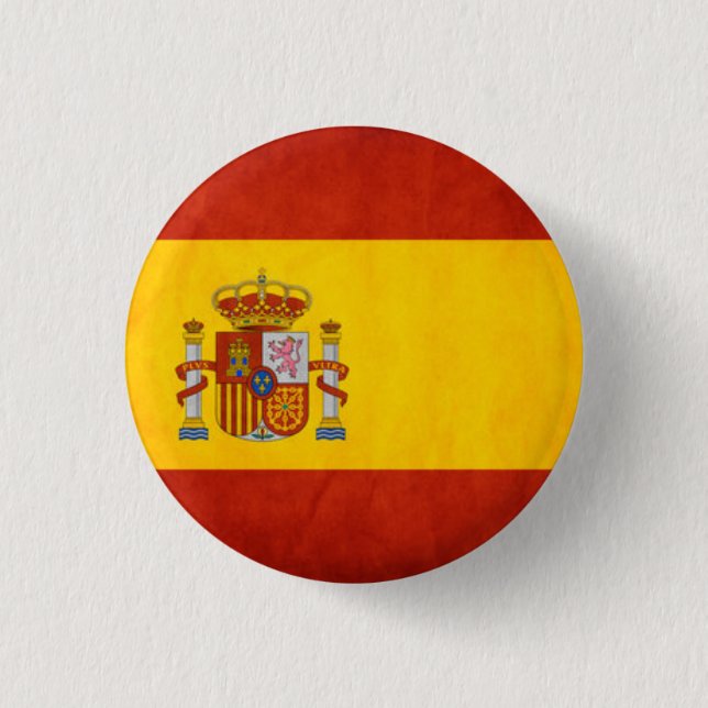 Spain Flag Button (Front)
