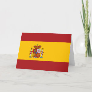 Spain Flag Card