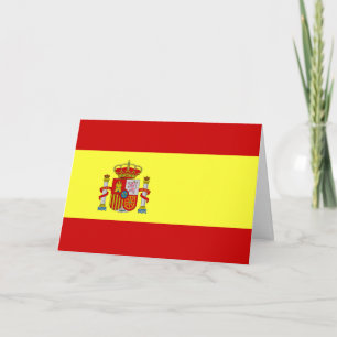 Spain Flag Card