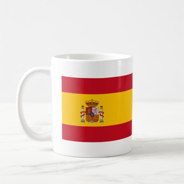 Spain Flag Coffee Mug (Left)