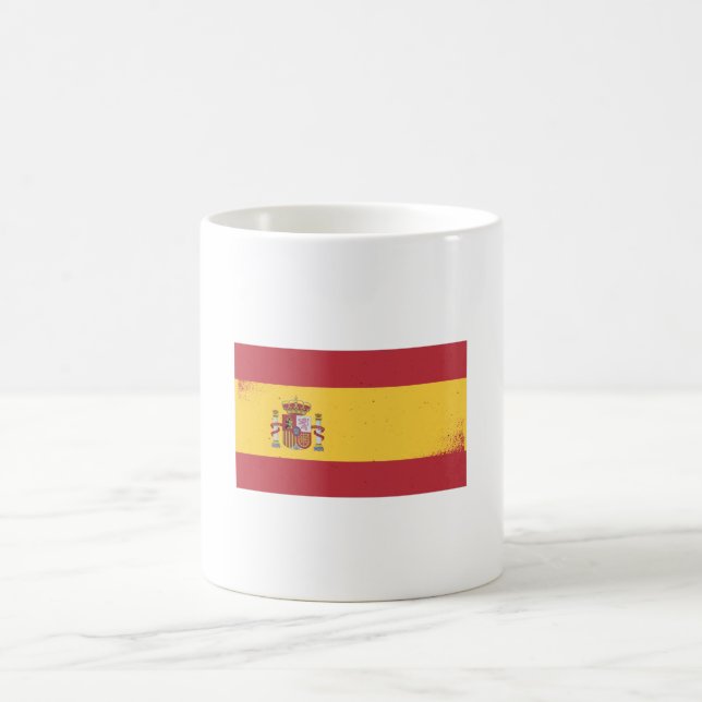 Spain Flag Coffee Mug (Center)