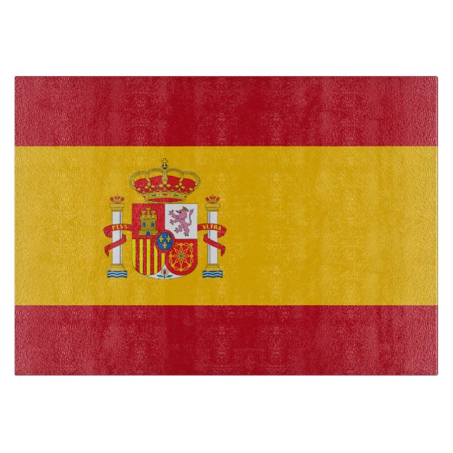 Spain flag cutting board (Front)