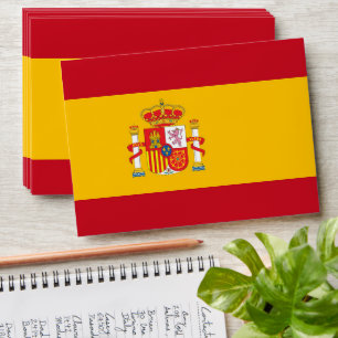Spain flag envelope