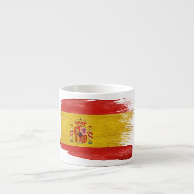 Spain Flag Espresso Cup (Front)