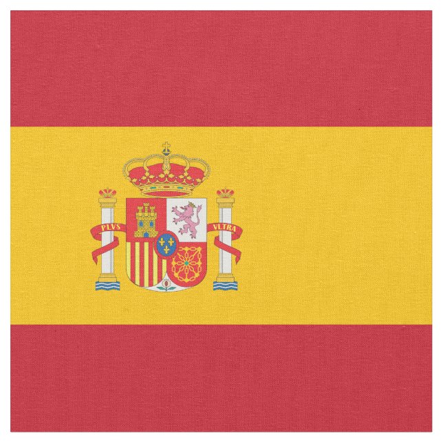 Spain flag fabric (Close Up)