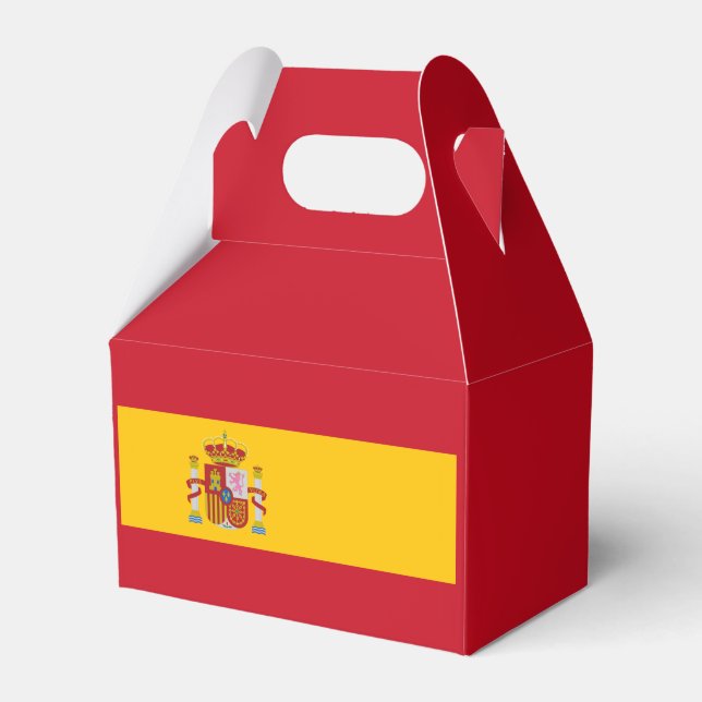 Spain flag Favour Box (Front Side)