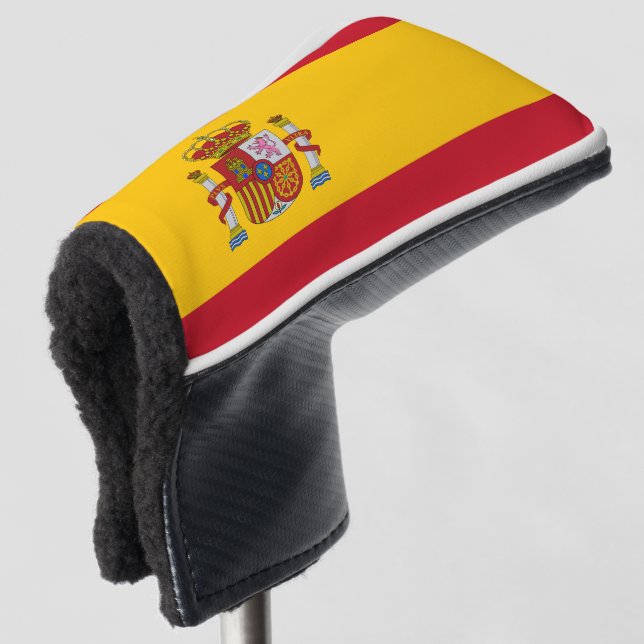 Spain Flag Golf Head Cover (3/4 Front)