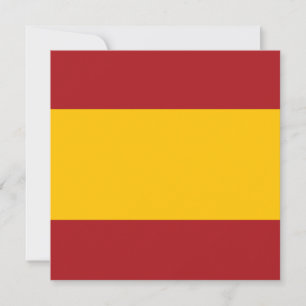 Spain Flag Invitation