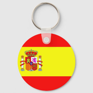 Spain flag key ring