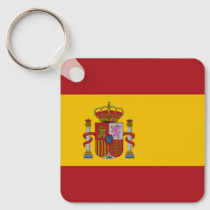Spain Flag Key Ring