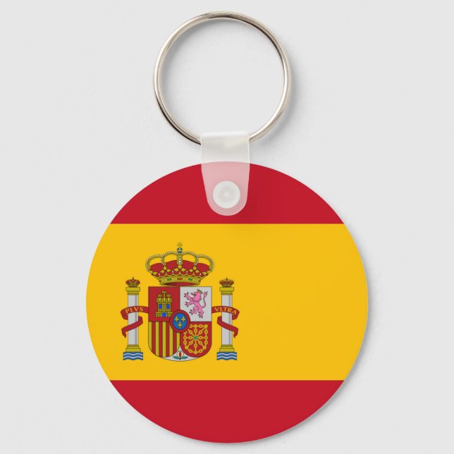 Spain Flag Key Ring (Front)
