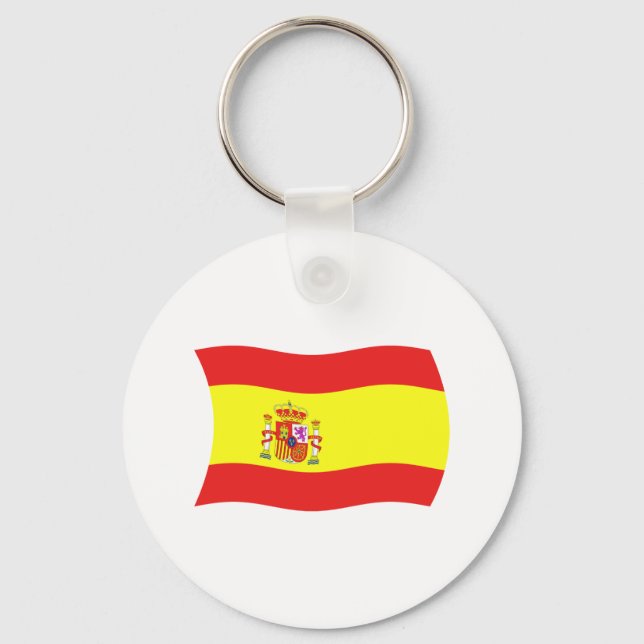 Spain Flag Keychain (Front)