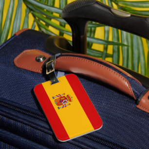 Spain Flag Luggage Tag