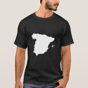 Spain Flag Map - Spain T-Shirt