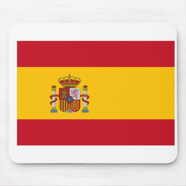 Spain Flag Mouse Pad (Front)