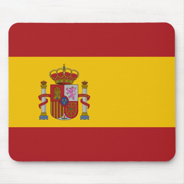 Spain Flag Mouse Pad (Front)