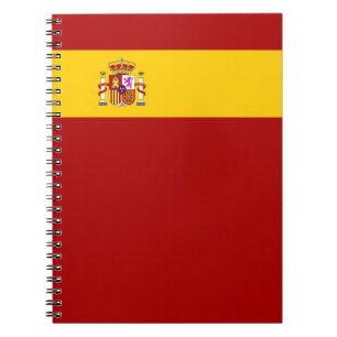 Spain flag notebook