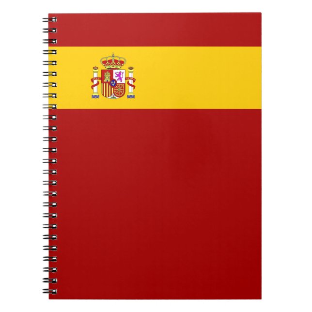 Spain flag notebook (Front)