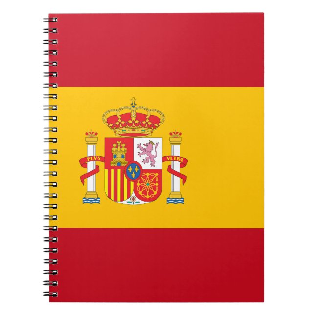 Spain flag notebook (Front)
