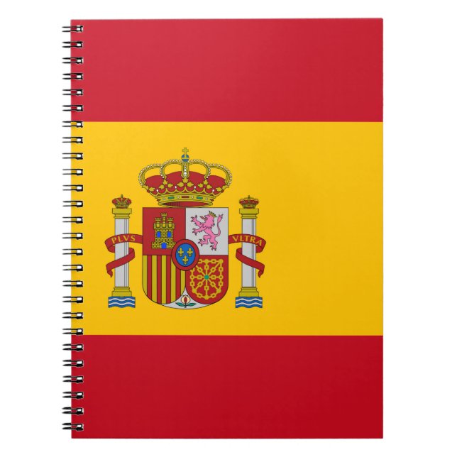 Spain Flag Notebook (Front)