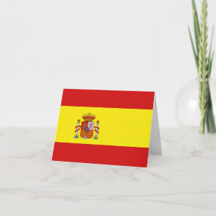 Spain Flag Notecard