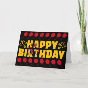 Spain Flag Patriotic Birthday Card