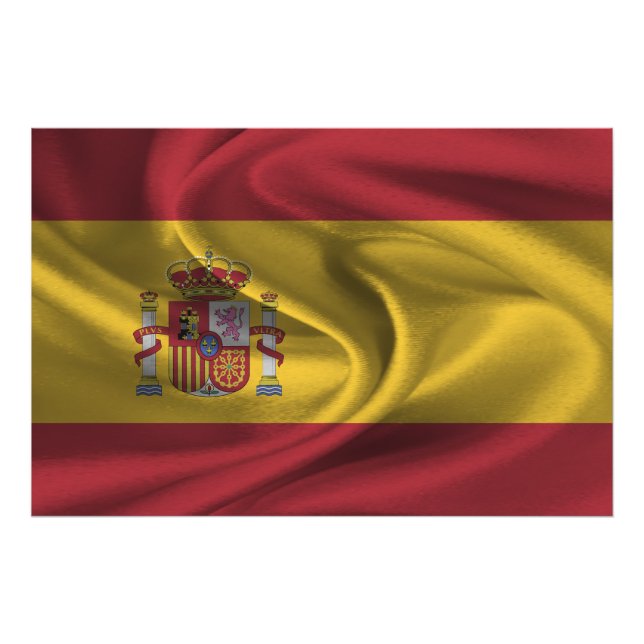 Spain Flag Photo Print (Front)