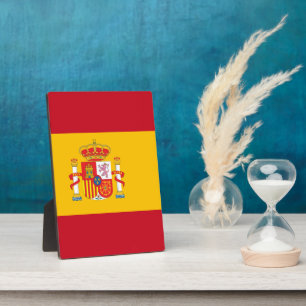 Spain flag plaque