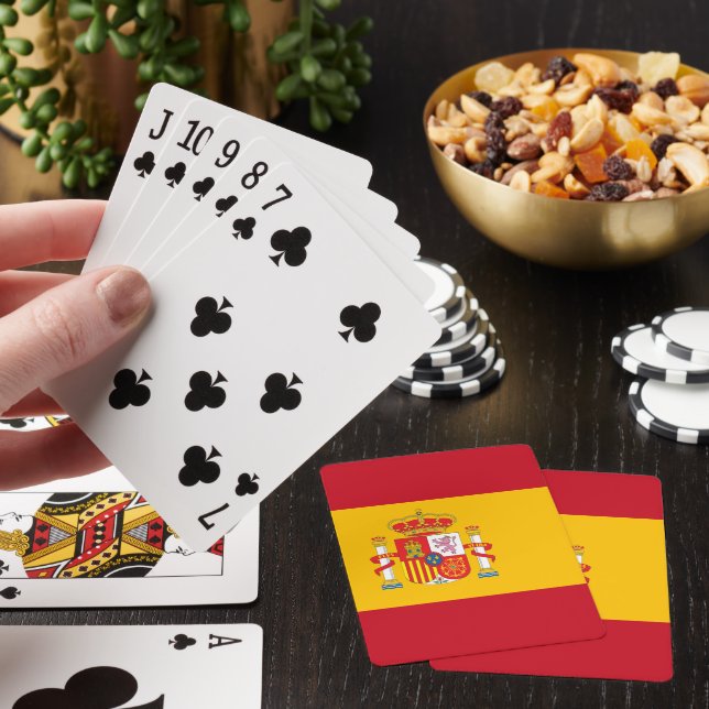 Spain flag playing cards (In Situ)