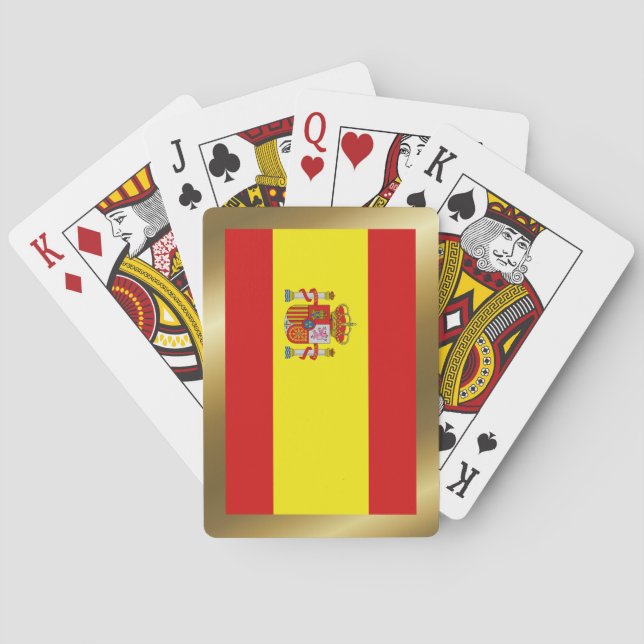 Spain Flag Playing Cards (Back)