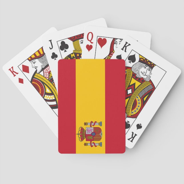 Spain Flag Playing Cards (Back)