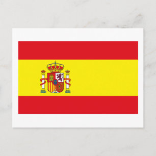 Spain Flag Postcard