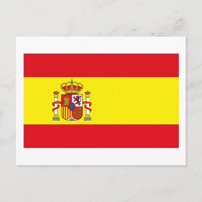 Spain Flag Postcard (Front)