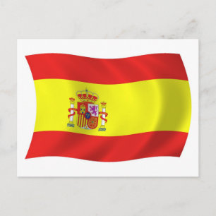Spain Flag Postcard