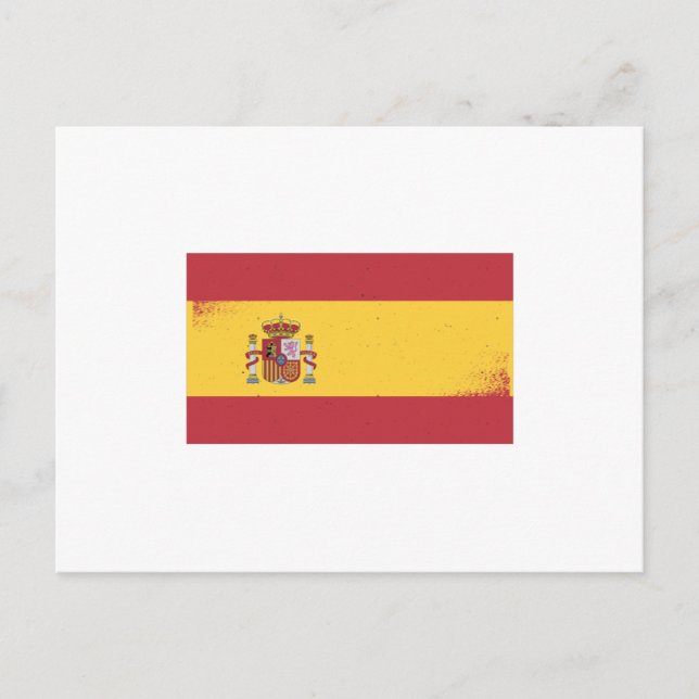 Spain Flag Postcard (Front)