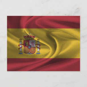 Spain Flag Postcard
