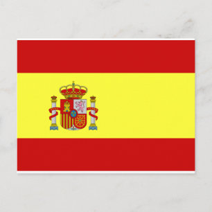 Spain Flag Postcard